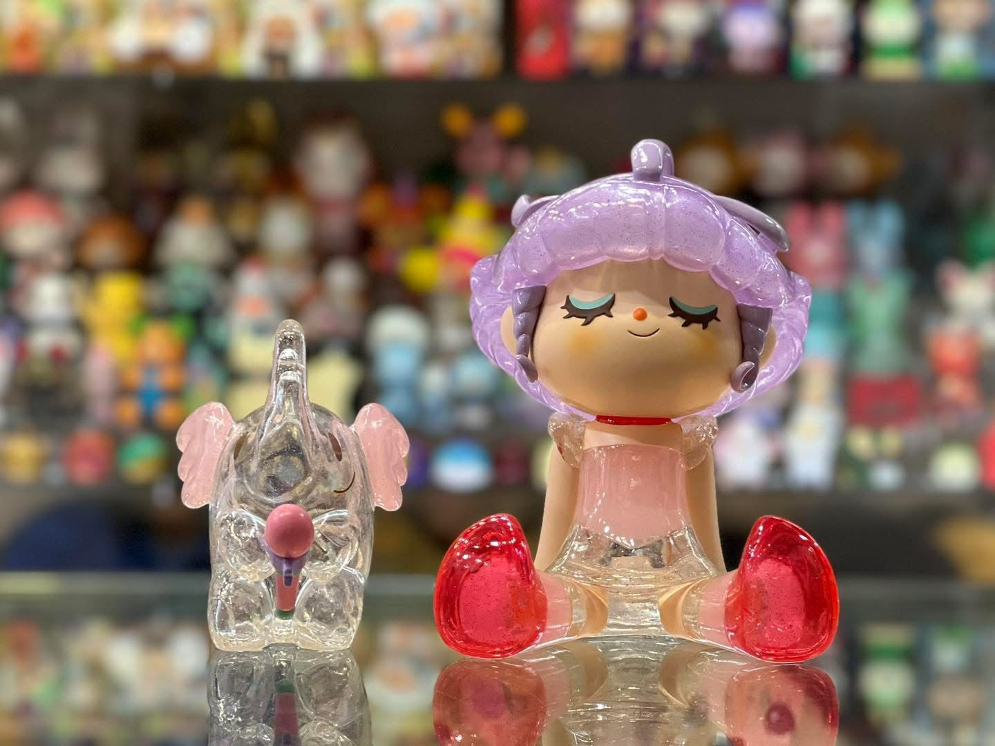 Unbox Industries GREENIE & ELFIE GREAMY MANI PINK GLITTER EDITON