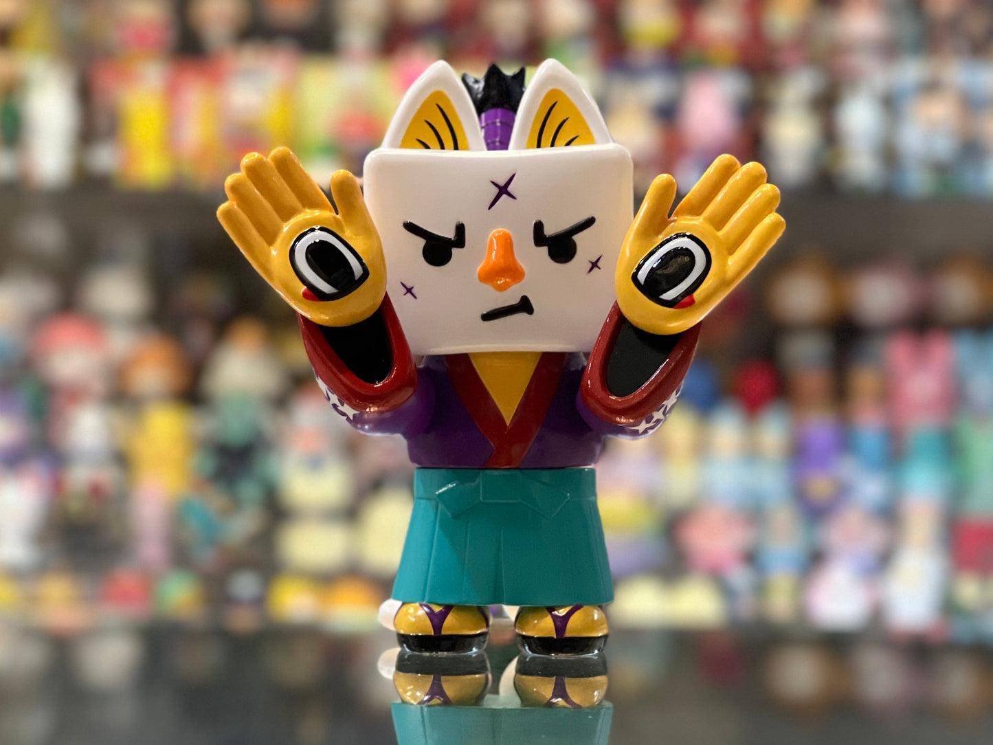 DEVILROBOT x GRAPE BRAIN To-Fo Samurai Nigiri Purple Ver.