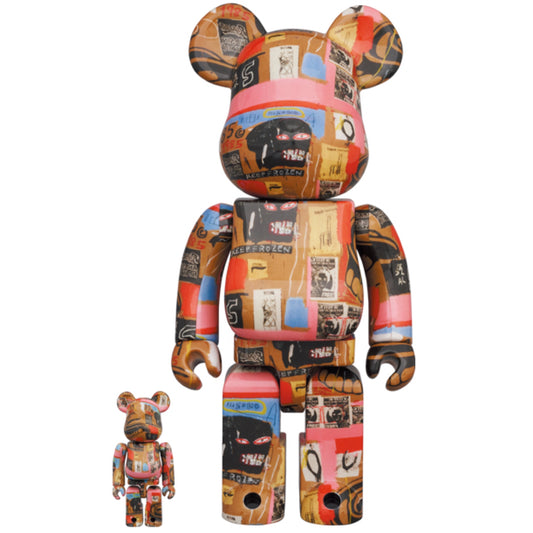 MEDICOM TOY BEARBRICK 100+400% ANDY WARHOL JEAN MICHEL BASQUIAT #2