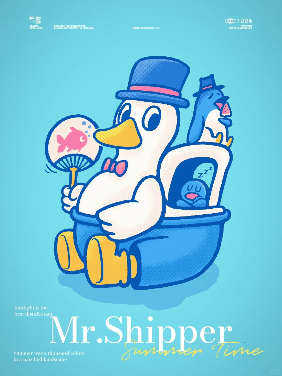 (Pre-order) OFFART 鴨子船 Mr.Shipper 水珀先生