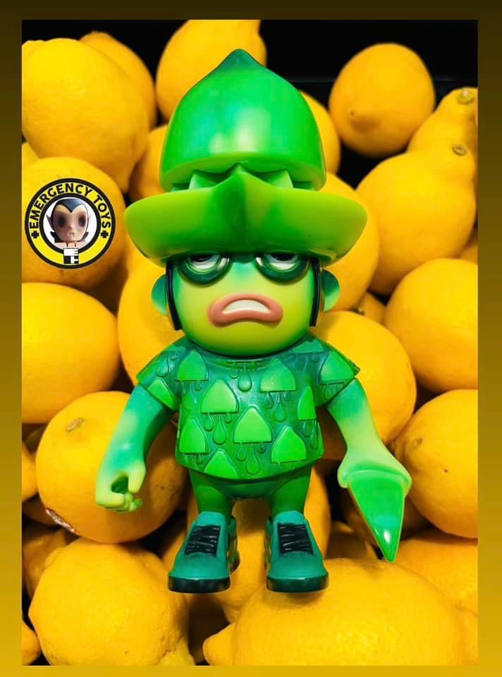 EMERGENCY TOYS BOB LEMON (檸檬人) Green Lime Edition💚 限定版