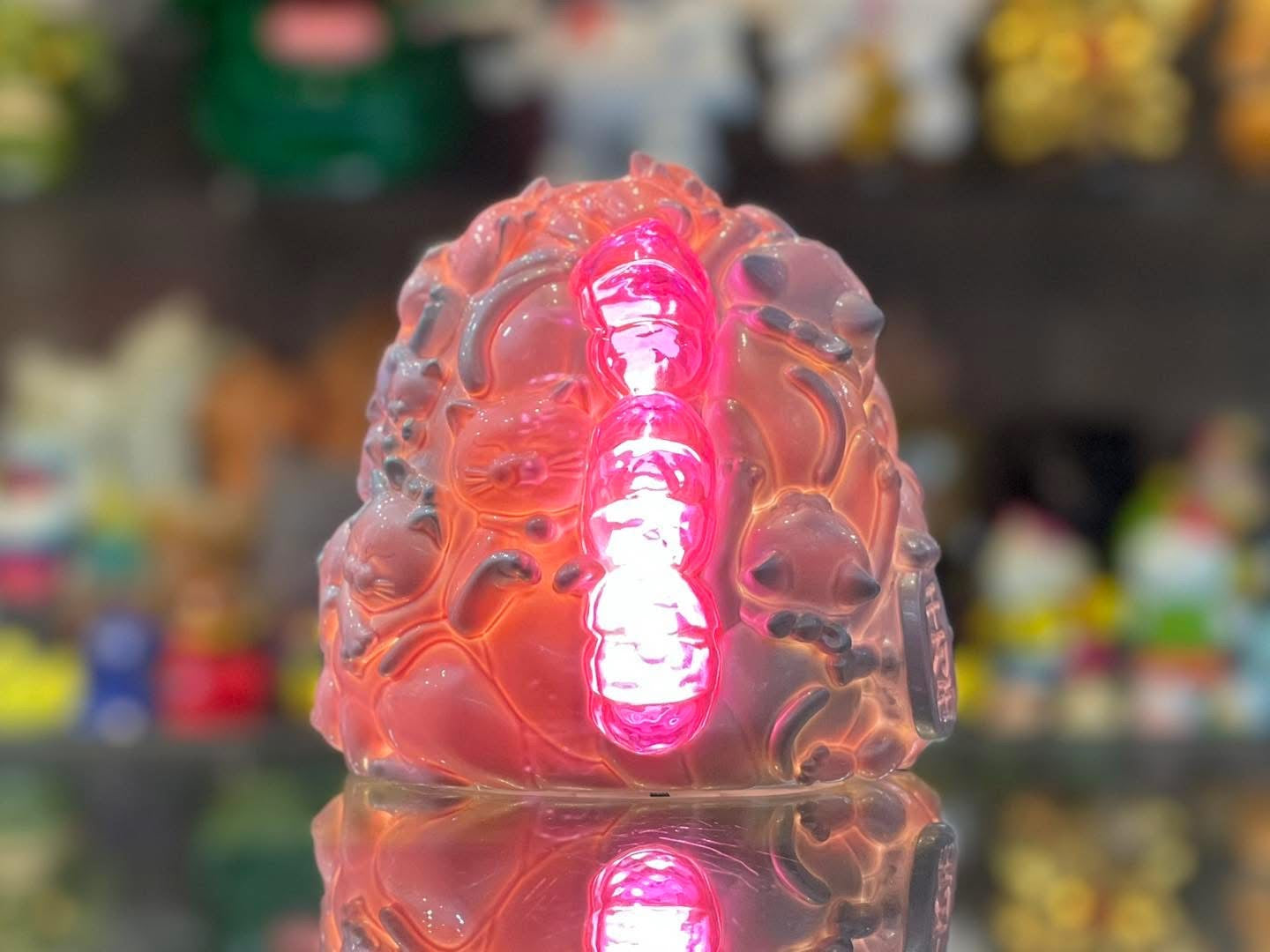 OFFART x HORIREN Hundred Cats Guren Mini Fortune Head Statue -Super Sweet Candy