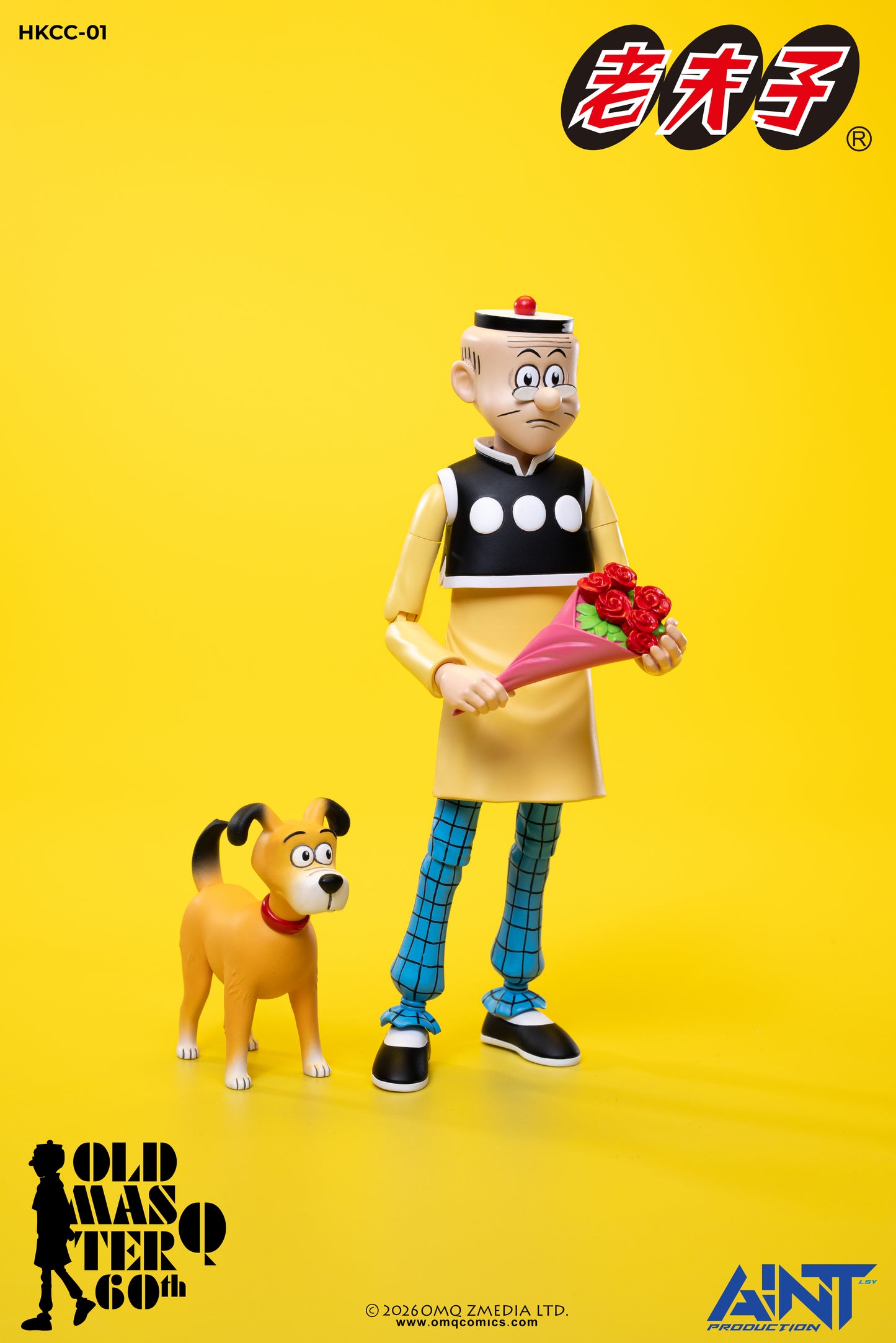 (Pre-order) AINT 老夫子 60週年紀念版可動人偶