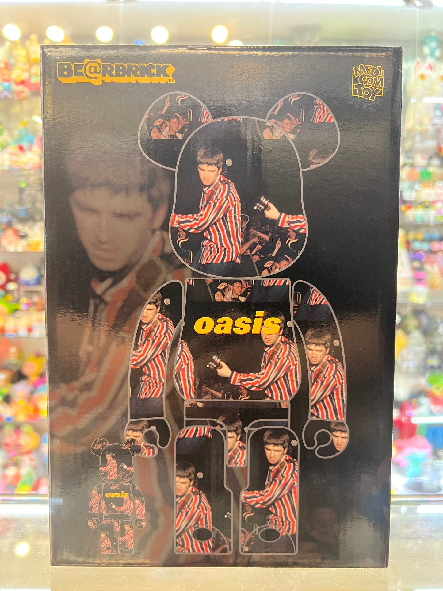 MEDICOM TOY BEARBRICK 100+400% OASIS NOEL GALLAGHER