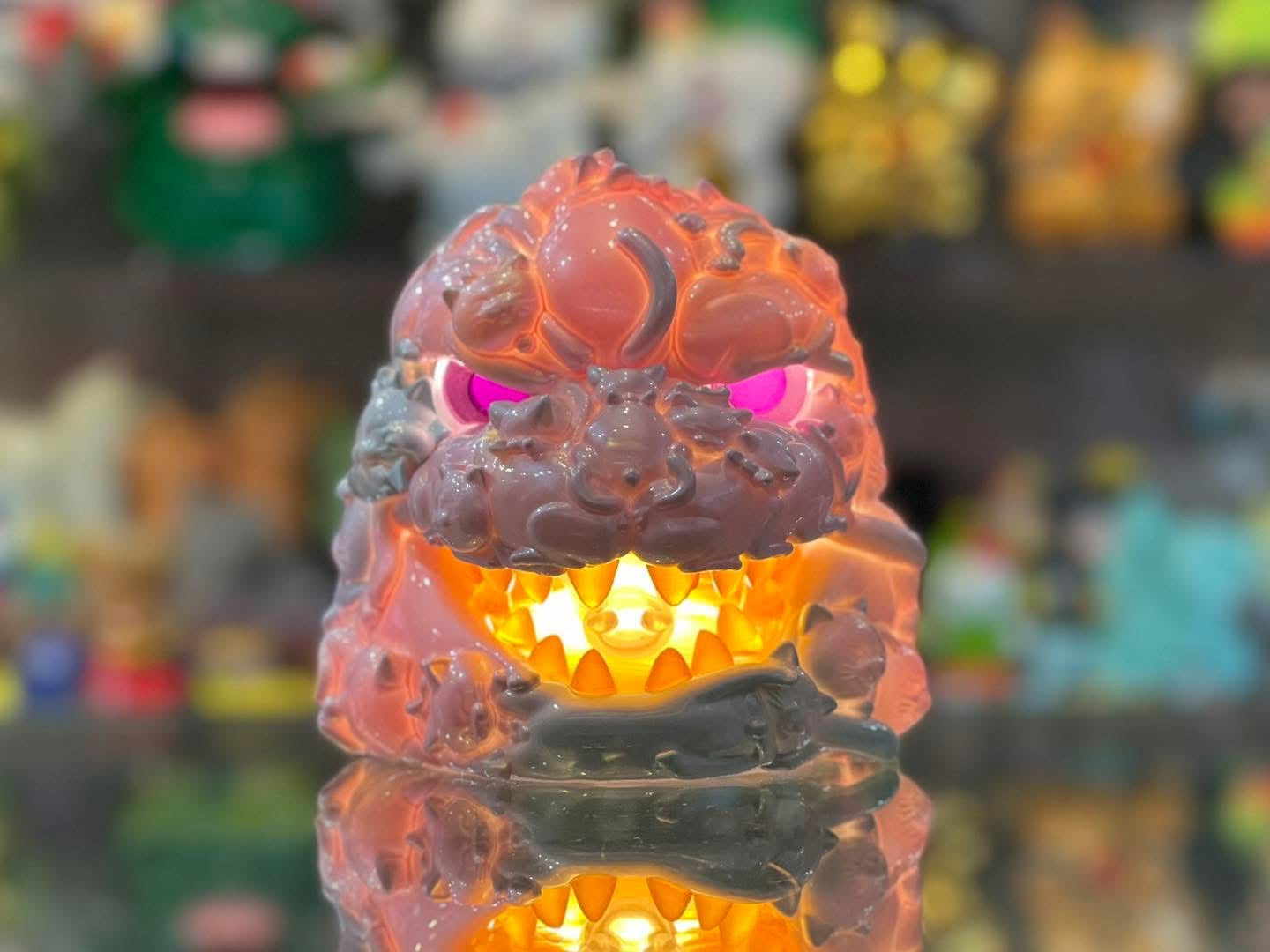 OFFART x HORIREN Hundred Cats Guren Mini Fortune Head Statue -Super Sweet Candy