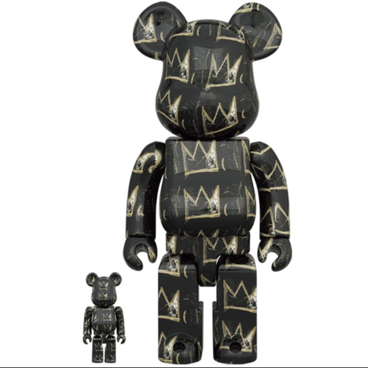 MEDICOM TOY BEARBRICK 100+400% JEAN MICHEL BASQUIAT #8