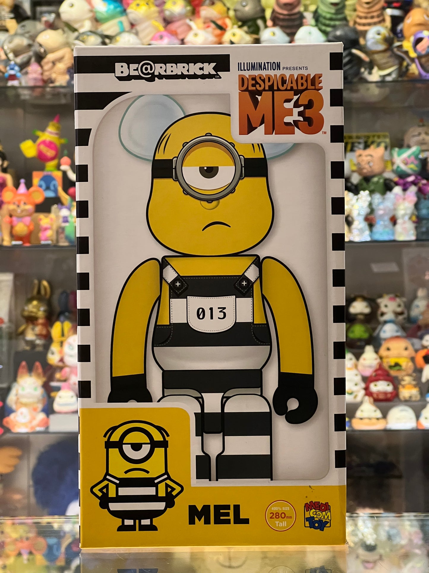 MEDICOM TOY BEARBRICK 400% MINION MEL