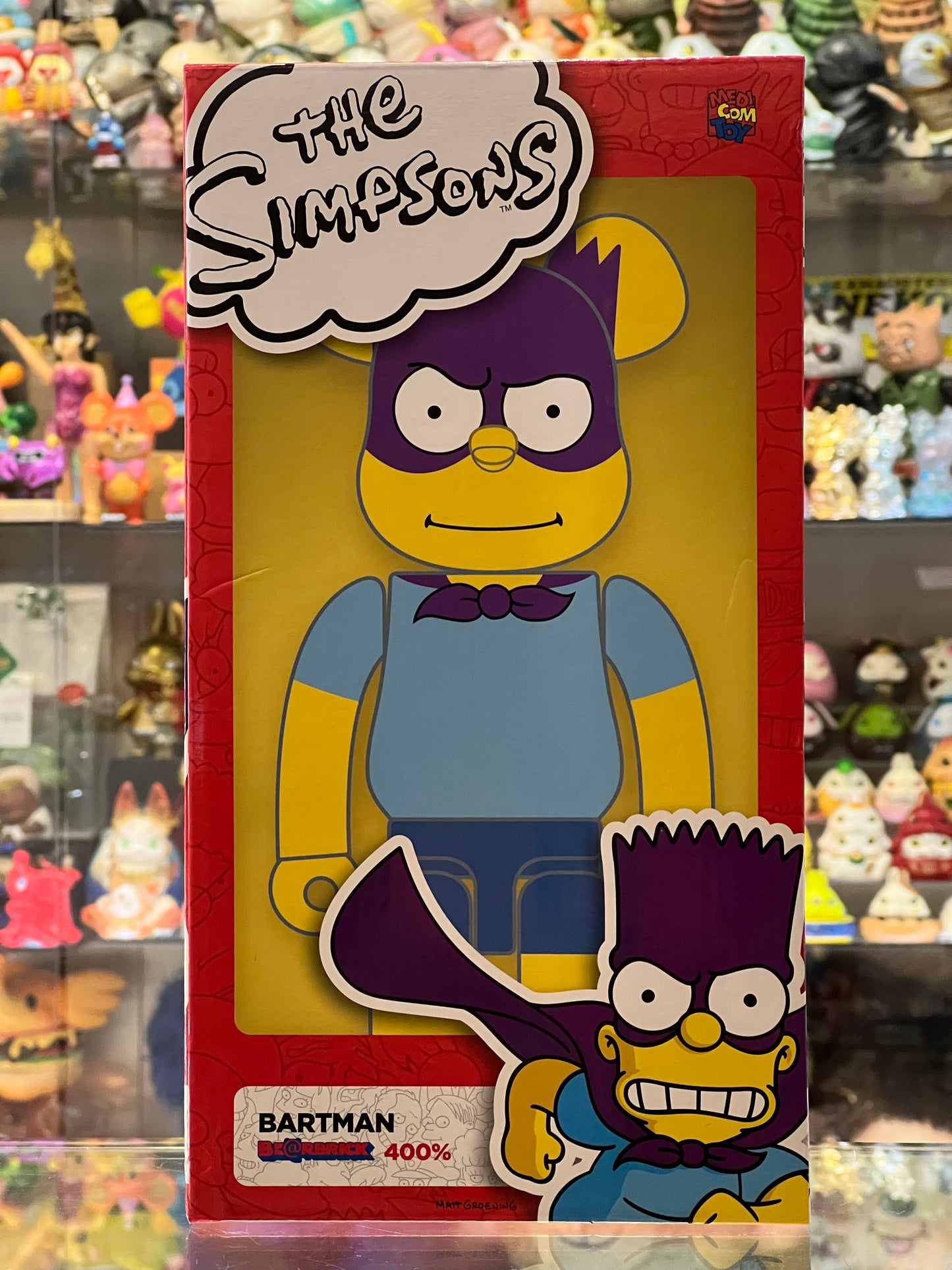 MEDICOM TOY BEARBRICK 400% THE SIMPSONS BARTMAN