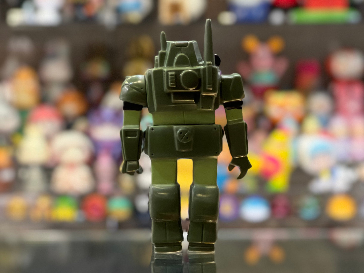 Zero soft vinyl Mecha Attacker AT-01 Army green