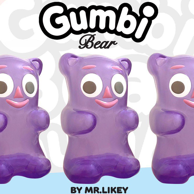 GUMBI BEAR (PURPLE) by Mr. Likey