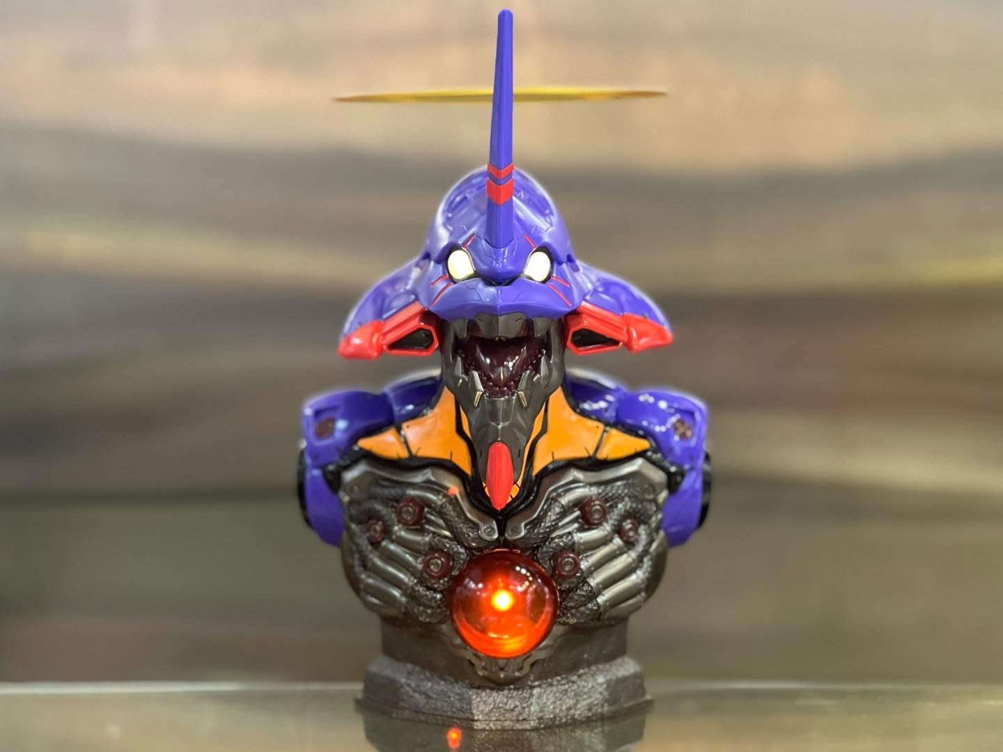 (Pre-order) Mechnoiz Toys EVANGELION TEST TYPE-01 PSEUDO-EVOLUTION SOFTVINYL BUST
