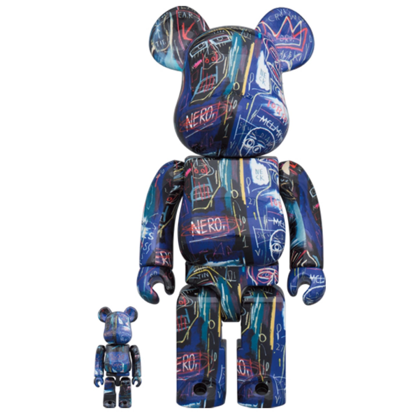 MEDICOM TOY BEARBRICK 100+400% JEAN MICHEL BASQUIAT #7