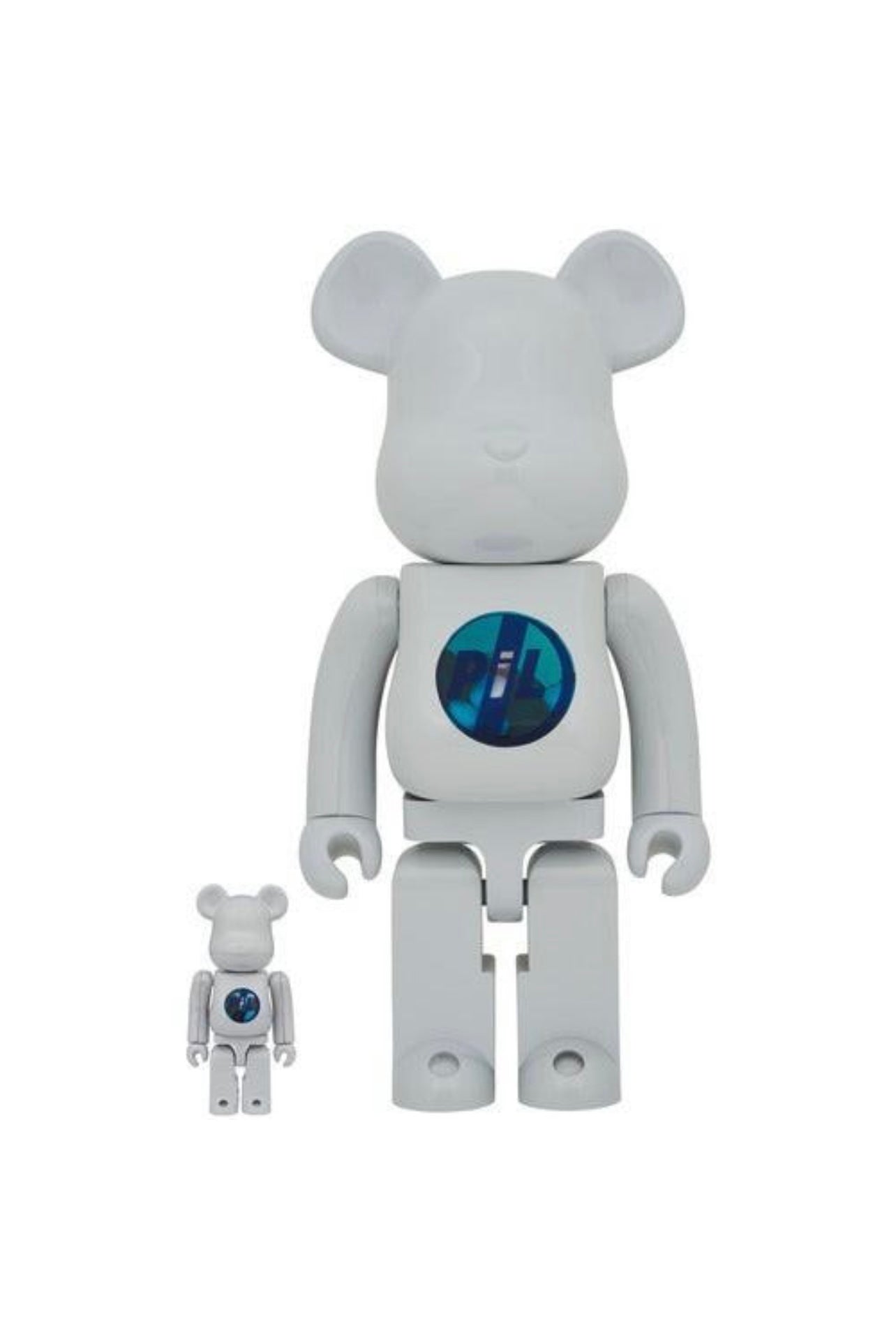 MEDICOM TOY BEARBRICK 100+400% PiL Chrome Ver.