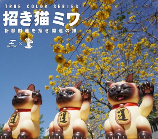 (Pre-order) Intoys 三面招財貓 暹羅