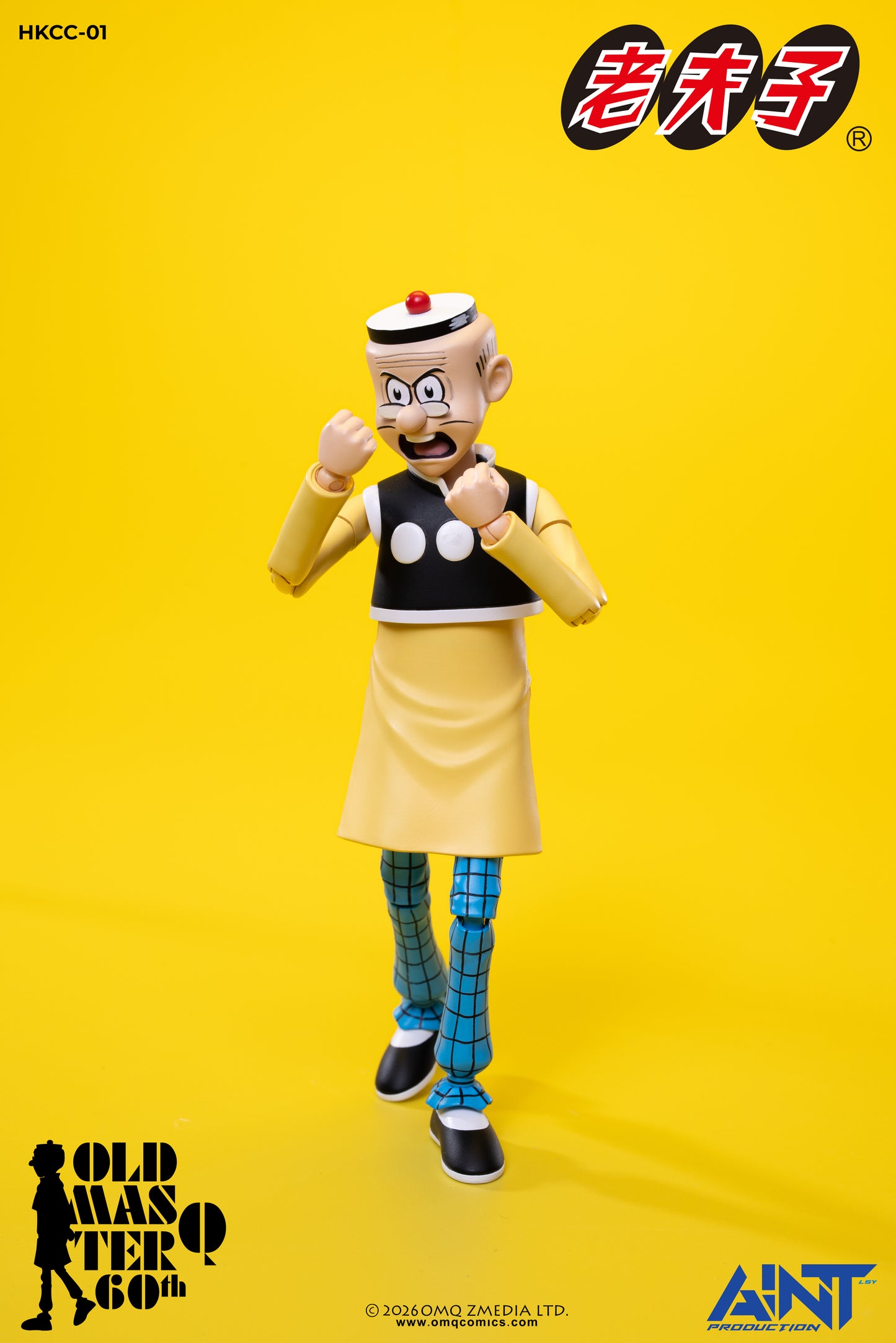 (Pre-order) AINT 老夫子 60週年紀念版可動人偶