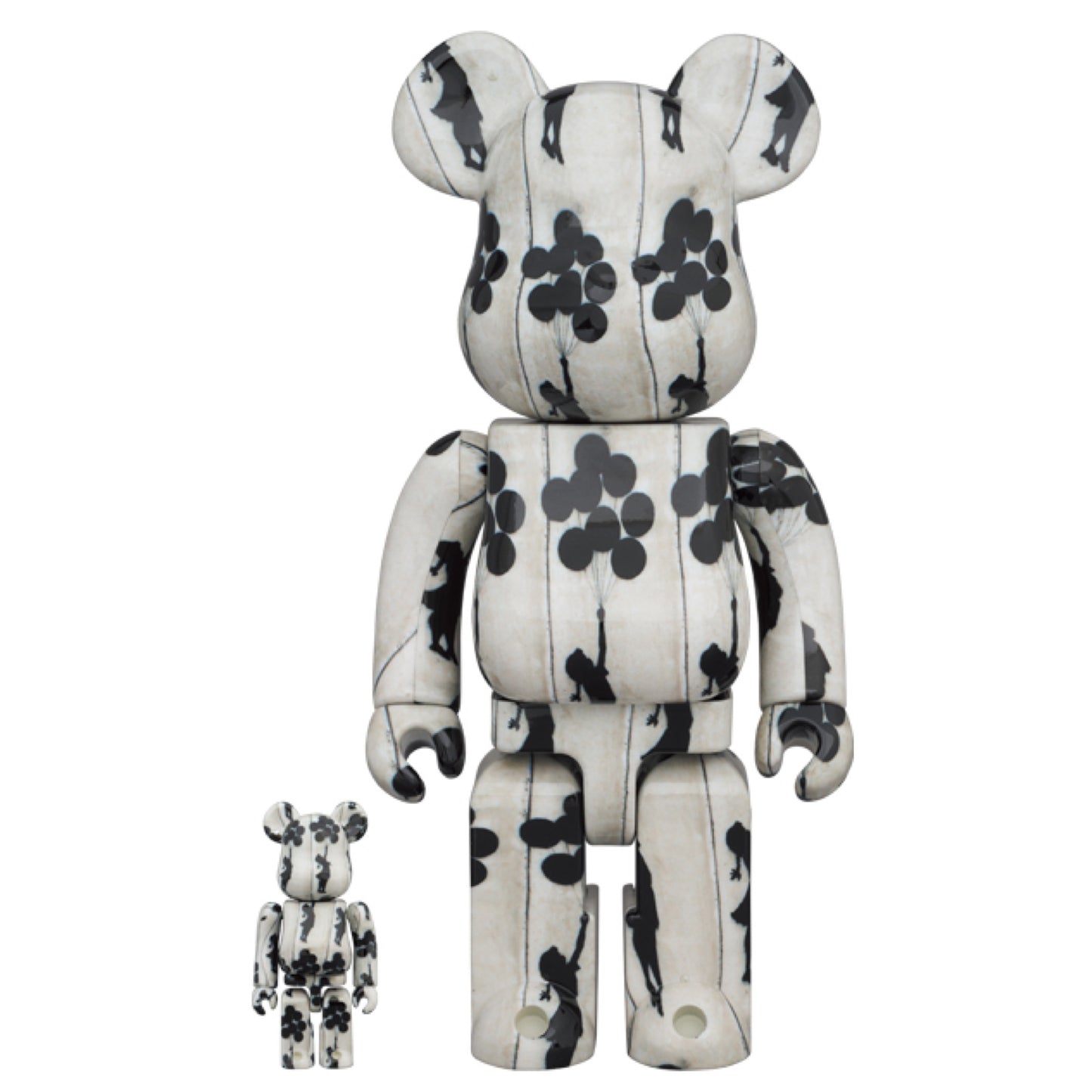 MEDICOM TOY BEARBRICK 100+400% FLYING BALLOONS GIRL