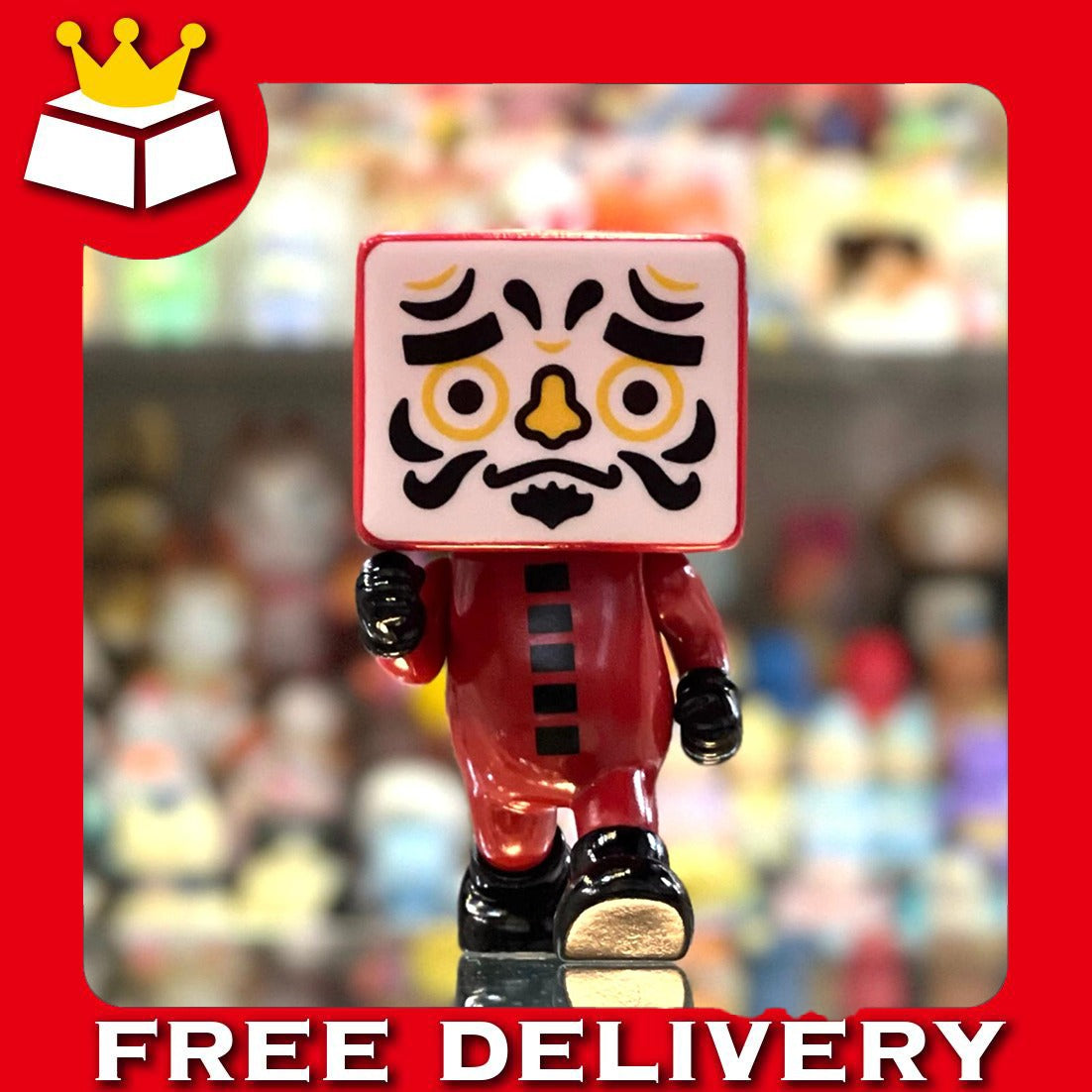 DEVILROBOTS RUNNING TO-FU DARUMA RED